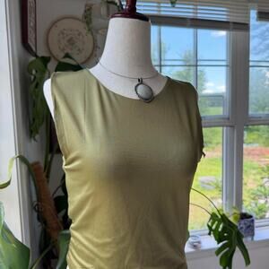 The Workshop Olive Green Tank Top Large